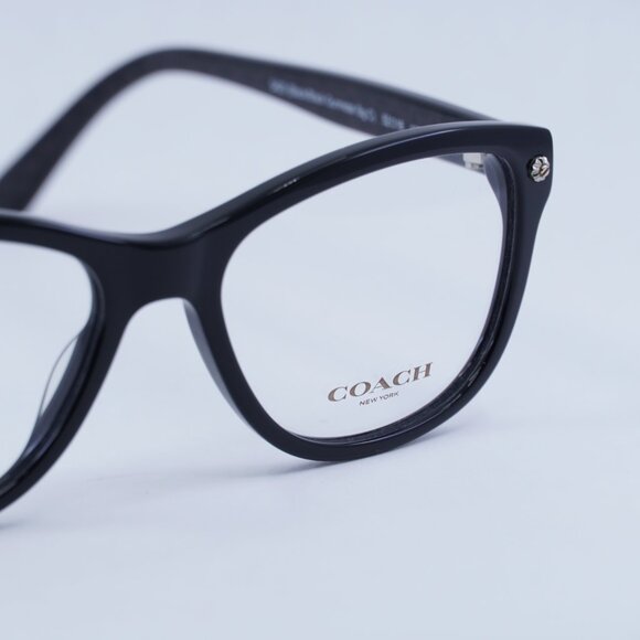 🕶️ New Coach HC6095 5420 Eyeglasses - Black Frame 52mm - Picture 11 of 12